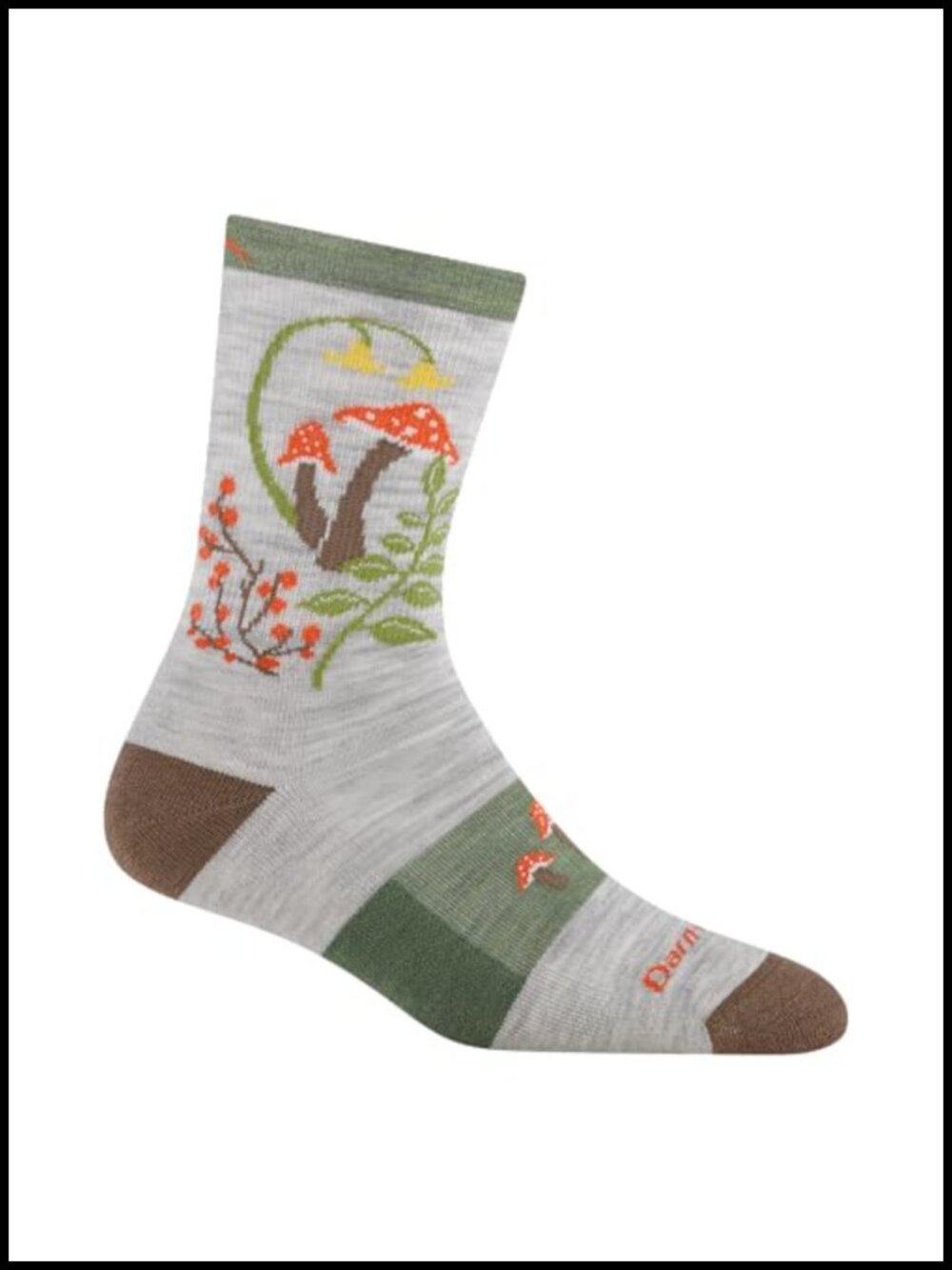 Merino Wool Micro Crew Hiking Socks Cushion Arch Support